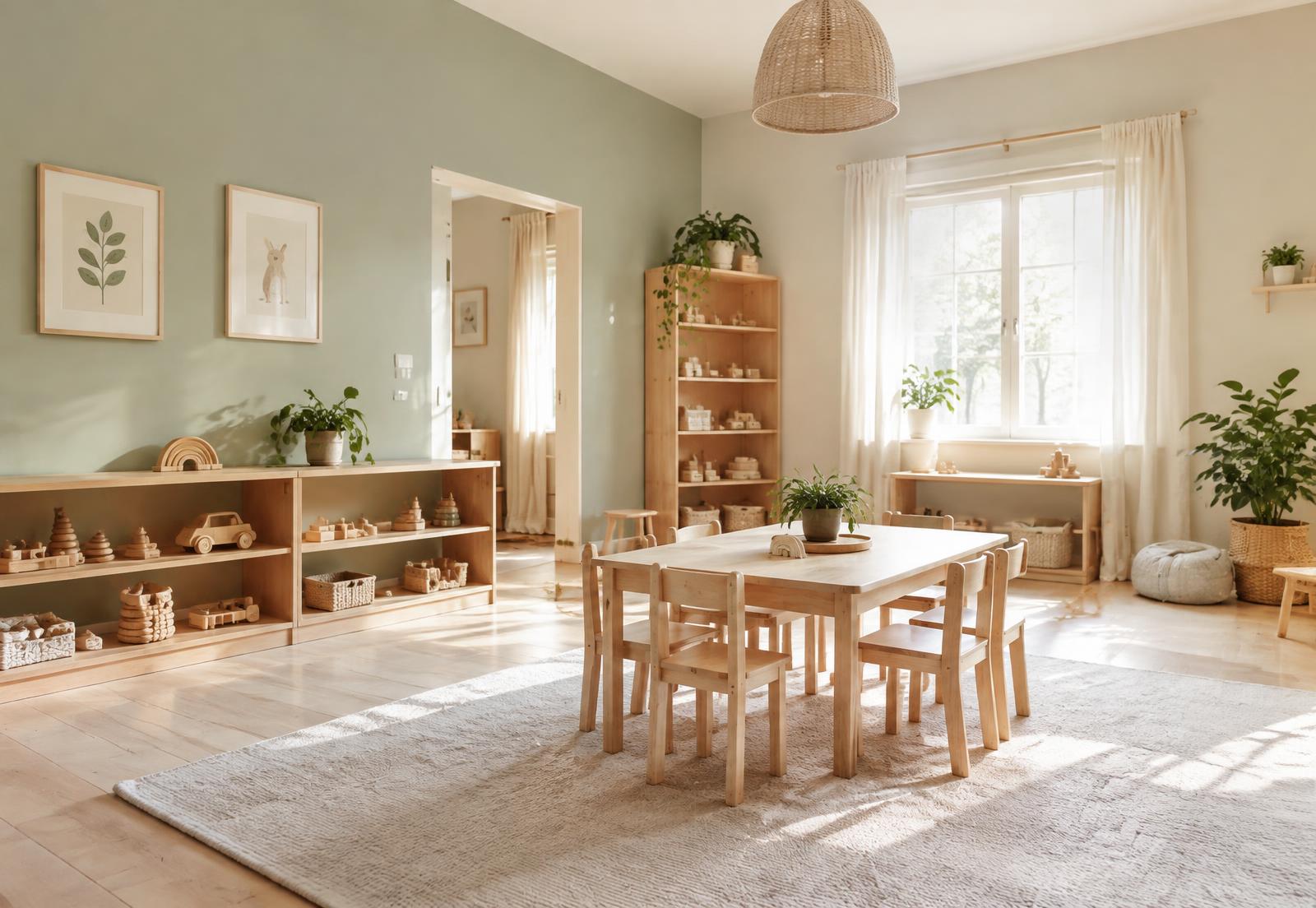Illustrative image of a sunlit playroom